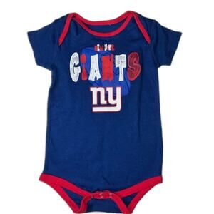 NFL New York Giants One Piece Size 24M Red Blue